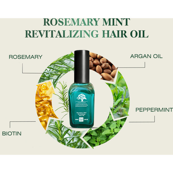 Arganmidas Rosemary Mint Revitalizing Hair Oil (Bild 5 von 9)