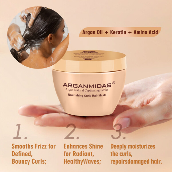 Arganmidas Nourishing Curls Hair Mask (Bild 5 von 8)