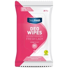 20 St/Paket - Deep Fresh Deo Wipes Fresh Lady