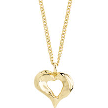 11251-2011 TIDE Heart Necklace Gold Plated