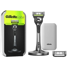 1 set - Gillette Labs Razor + 2 Blades + Travel Case