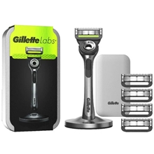 1 set - Gillette Labs Razor + 4 Blades + Travel Case