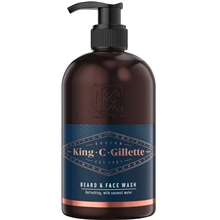 350 ml - King C. Gillette Beard & Face Wash