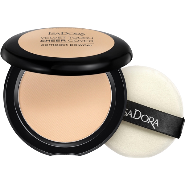 IsaDora Velvet Touch Sheer Cover Compact Powder (Bild 1 von 3)