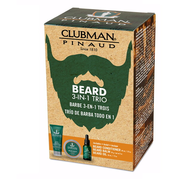 Clubman Beard 3 in 1 Trio Set