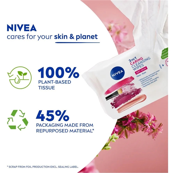 Nivea 3 in 1 Caring Cleansing Wipes (Bild 3 von 6)