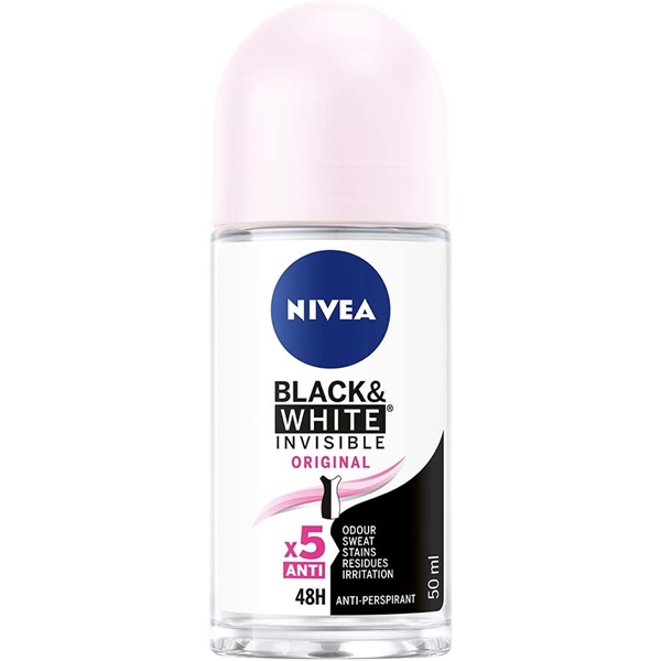 Nivea Deo Black & White Invisible Roll On (Bild 1 von 6)