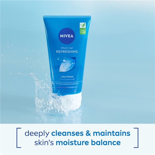 Nivea Refreshing Wash Gel - Normal/Comb Skin (Bild 2 von 5)