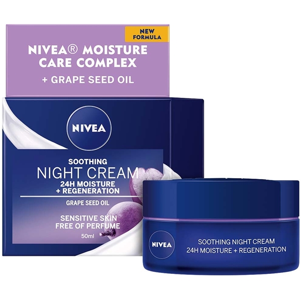 Nivea Soothing Night Cream - Sensitive Skin (Bild 1 von 6)