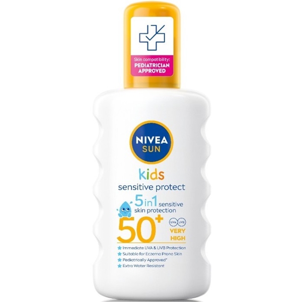 Nivea Sun Kids Sensitive Protect Spray SPF50+ (Bild 1 von 5)