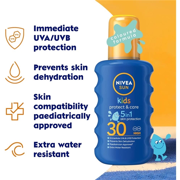 Nivea Sun Protect & Moisture Kids Spray SPF30 (Bild 3 von 5)