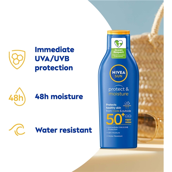 Nivea Sun Protect & Moisture Lotion SPF50+ (Bild 3 von 6)