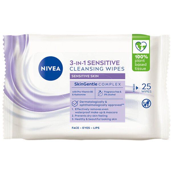 Nivea 3 in 1 Sensitive Cleansing Wipes (Bild 1 von 6)