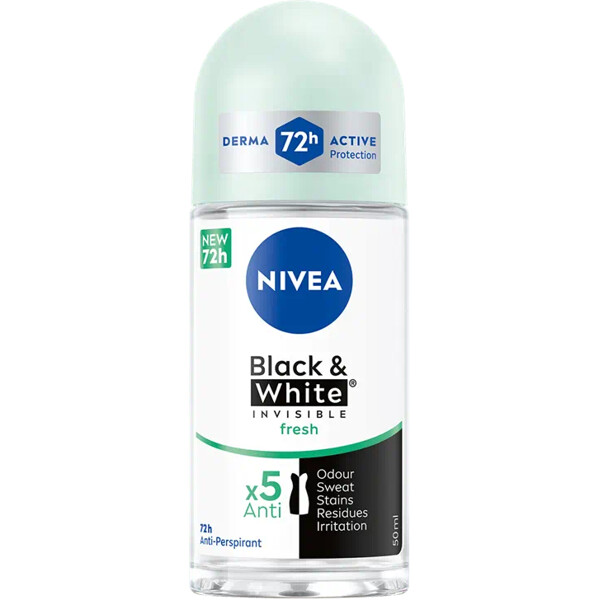 Nivea Black & White Fresh Roll On Deo