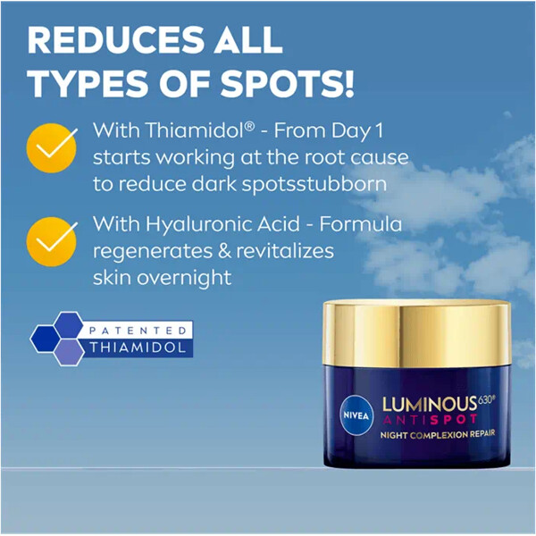 Nivea Luminous630 Anti Dark Spot Night Cream (Bild 4 von 7)