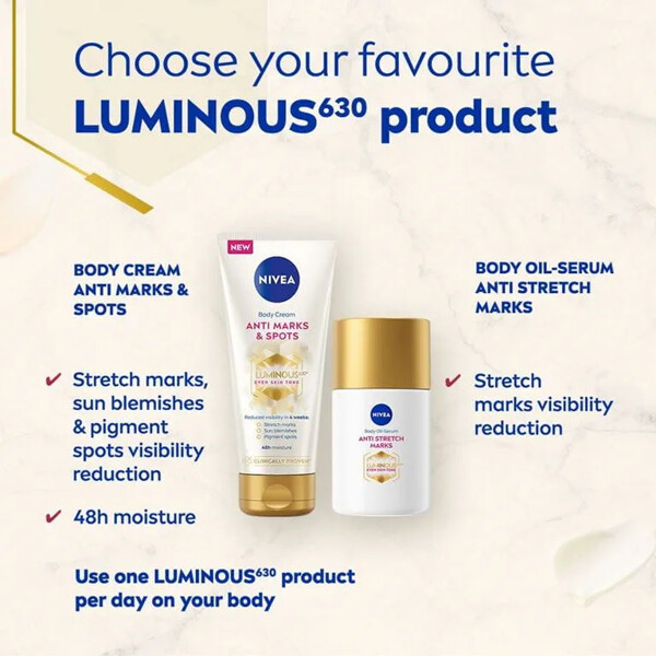 Nivea Luminous630 Anti Stretch Marks Body Oil (Bild 8 von 8)