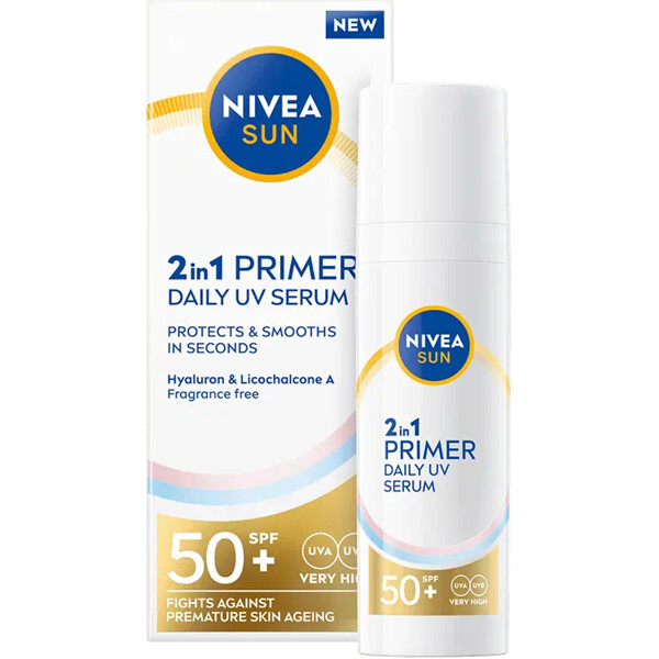 Nivea Sun 2in1 Primer Daily UV Serum Spf 50+ (Bild 1 von 2)