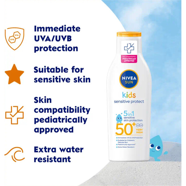 Nivea Sun Kids Sensitive Lotion Spf 50+ (Bild 2 von 4)