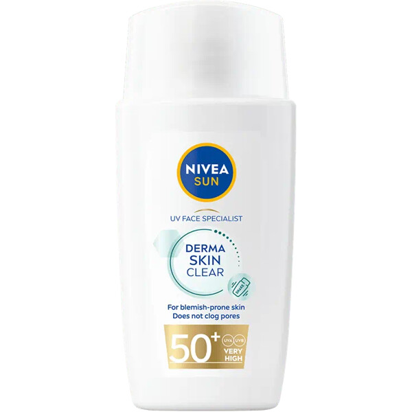 Nivea Sun UV Derma Skin Clear Dry Touch Spf 50+ (Bild 2 von 2)