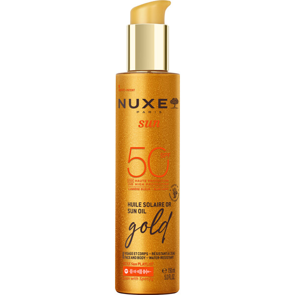 Nuxe Sun Spf 50 Sun Oil Gold - Face Body